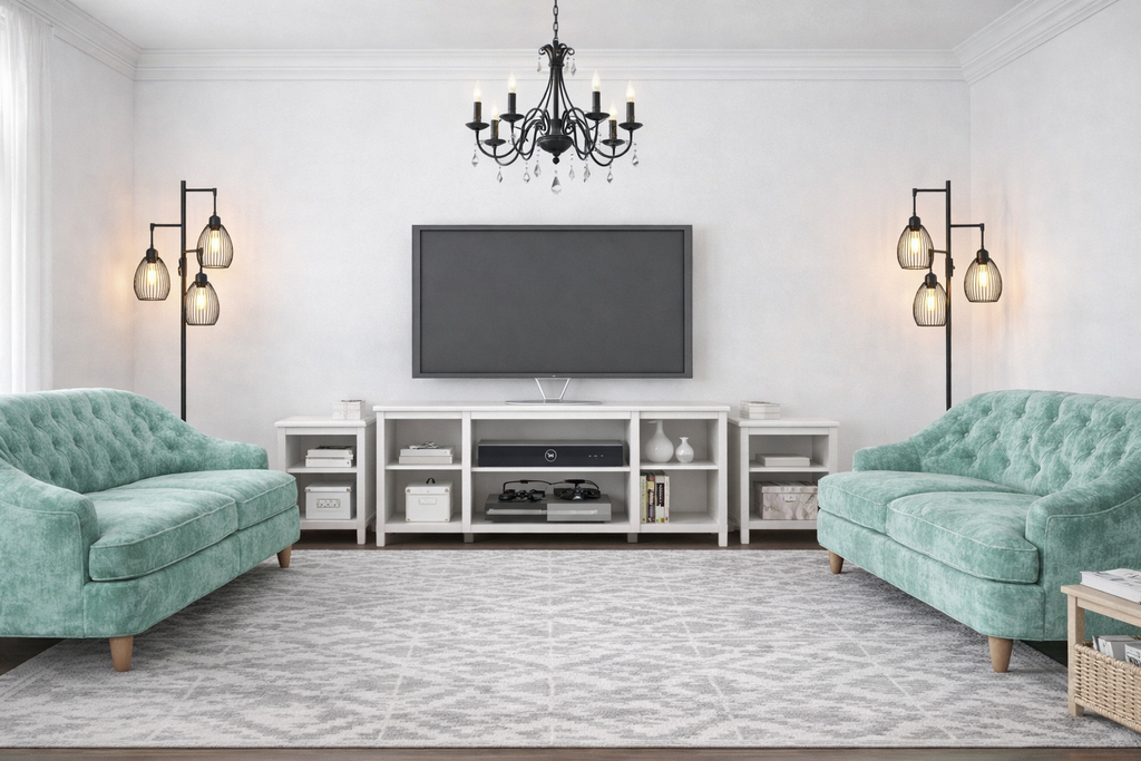 VELVET TUFTED SOFA – LUXURY LOOK!