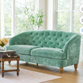 VELVET TUFTED SOFA – LUXURY LOOK!