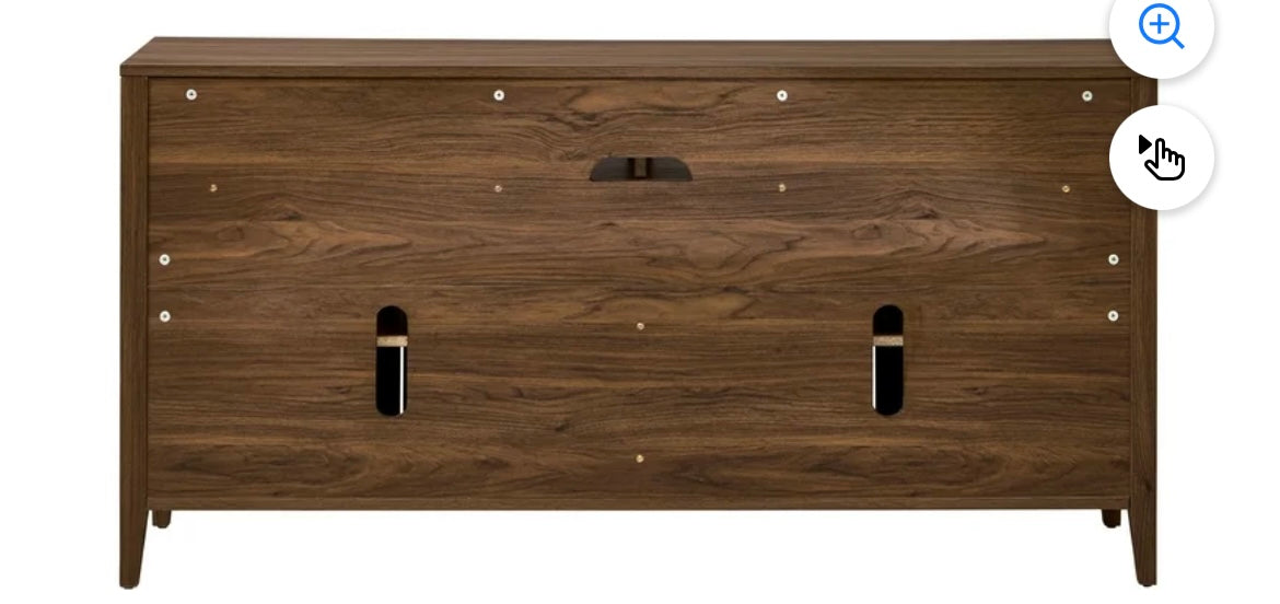 Better Homes & Gardens Trellis Luxury TV Stand – Walnut Finish (Solid & Elegant