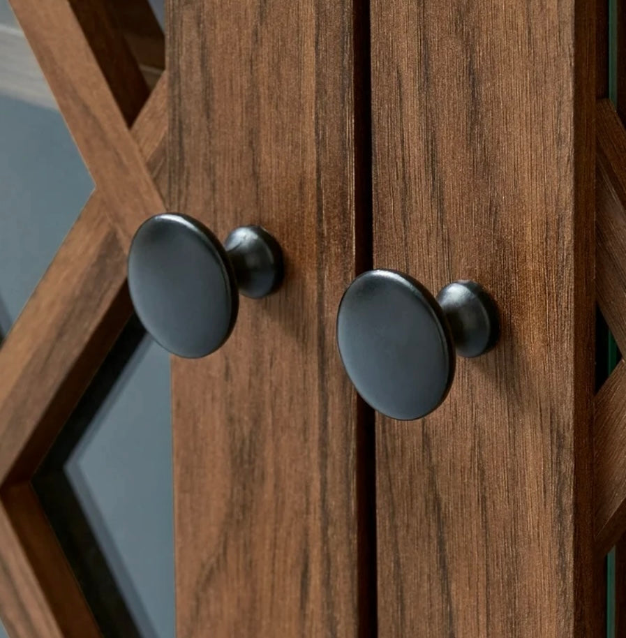 Better Homes & Gardens Trellis Luxury TV Stand – Walnut Finish (Solid & Elegant